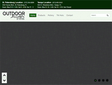 Tablet Screenshot of outdooraccentsofflorida.com